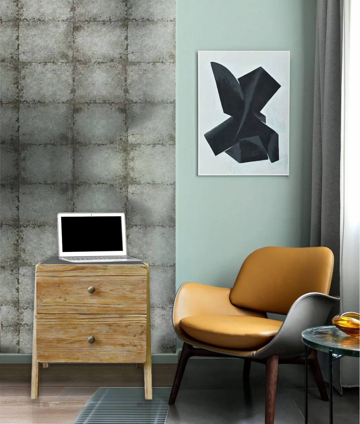 Wooden Side Table with Rectangular Top F154