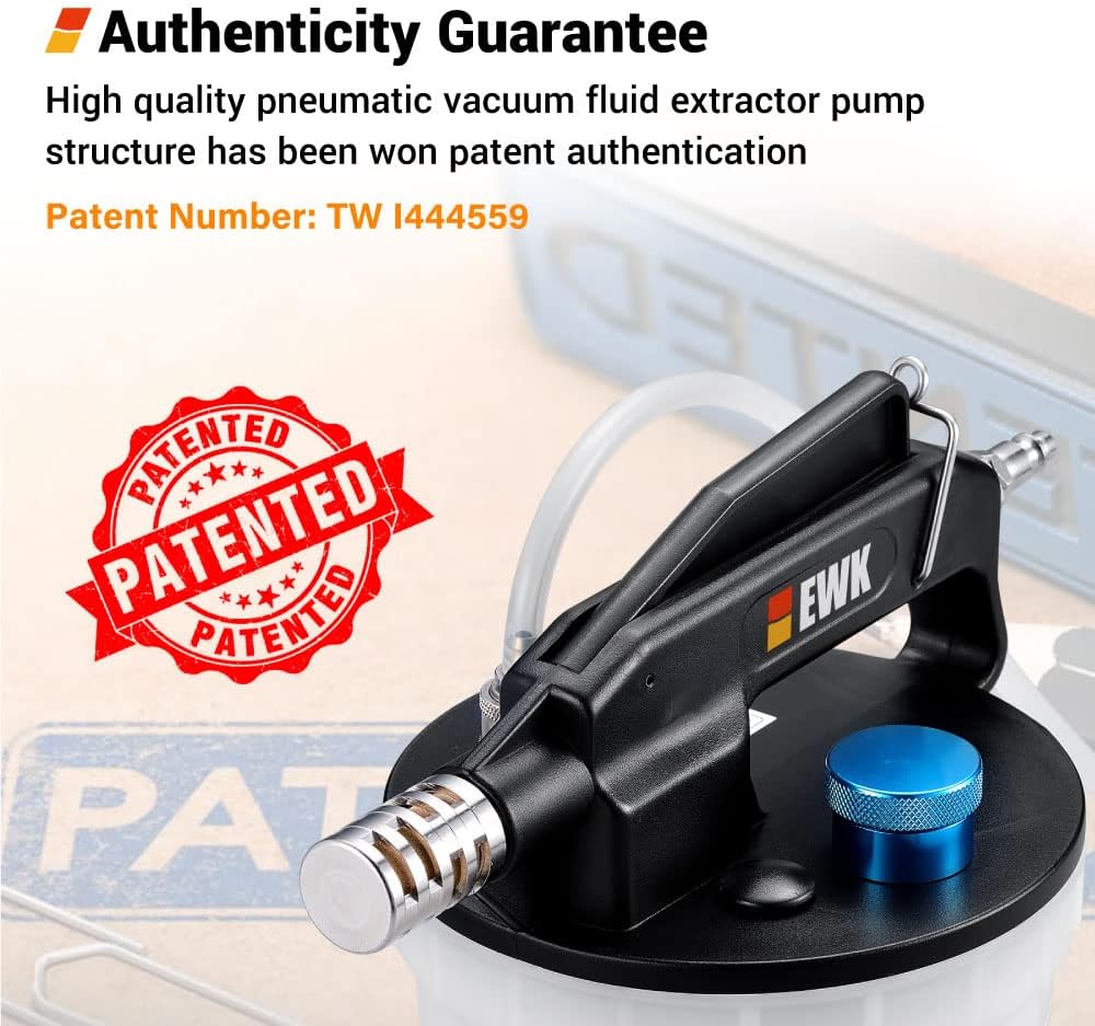 Pneumatic Vacuum Brake Bleeder Fluid Pump with Bleeding Hose N831446