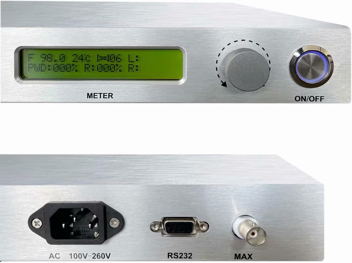 100W FM Broadcast Transmitter with Antenna Cable O388