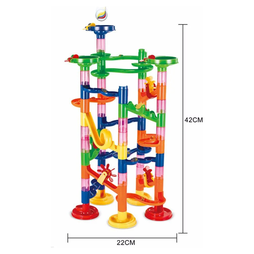 74 Piece Marble Run Coaster Maze Toy T961061