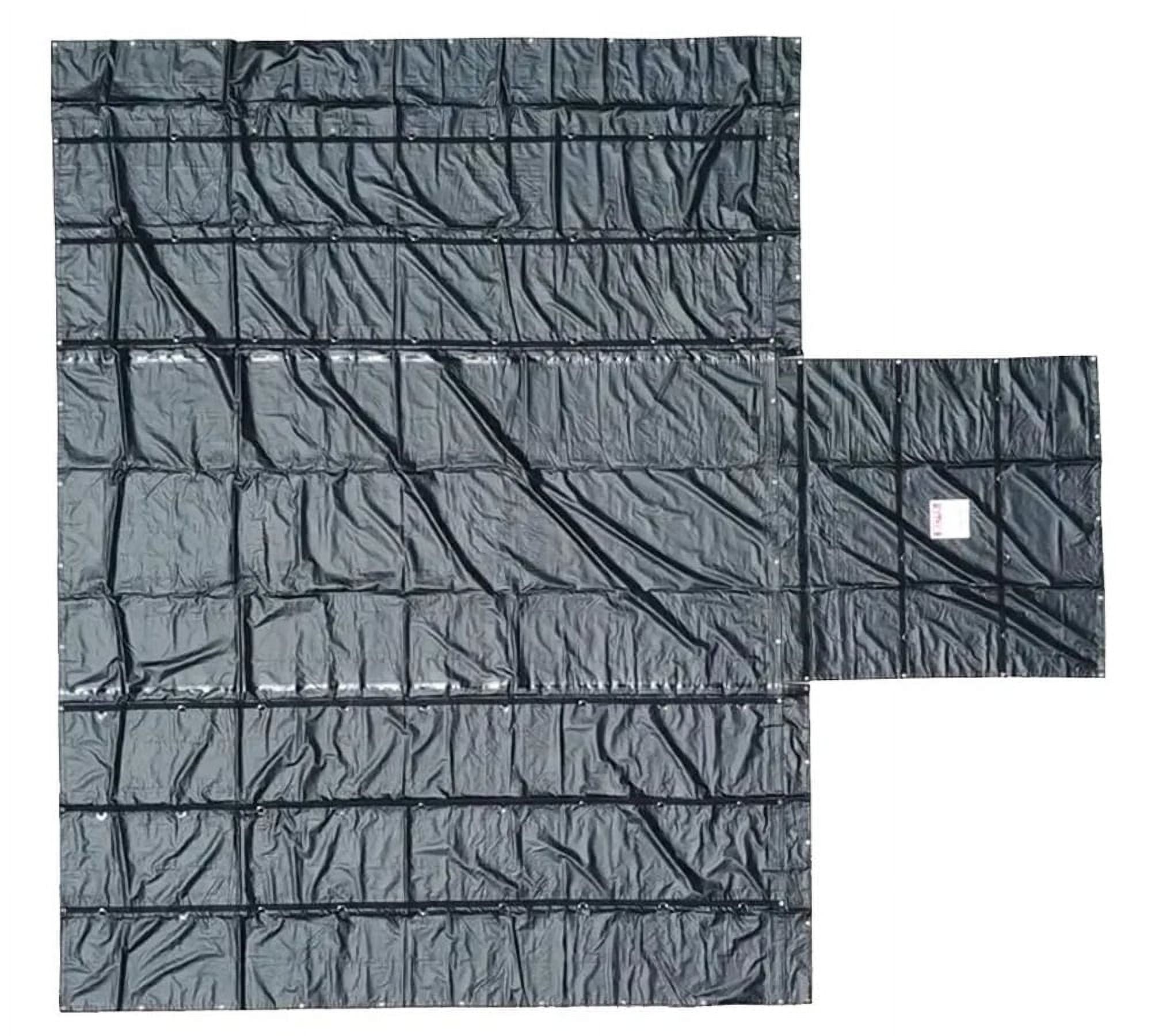 2 Pack 14oz Steel Tarp 16' x 27' with Flap Q7396