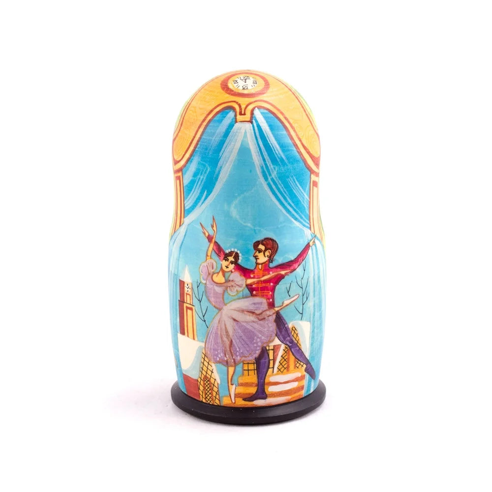 Nutcracker Ballet Nesting Dolls Set 5pcs Matryoshka Dolls I543381