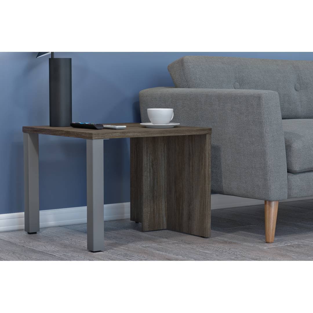 Walnut Grey End Table S980