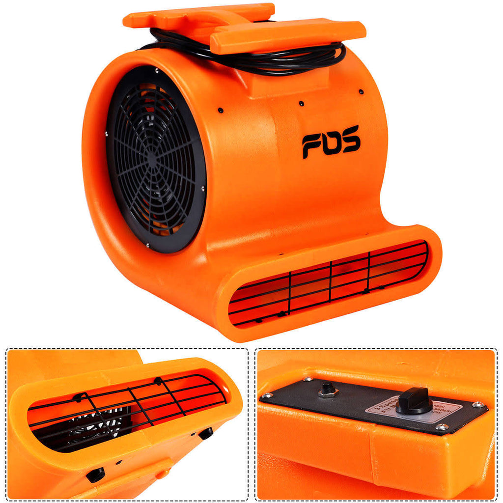 Orange 1.0 HP Air Mover Blower Fan N163354