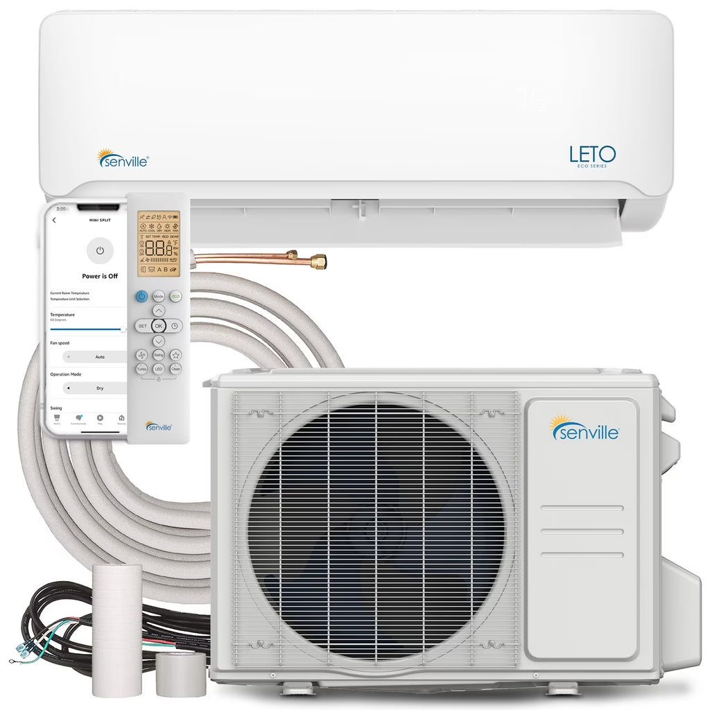 30000 BTU Mini Split Air Conditioner Heat Pump, White R30109
