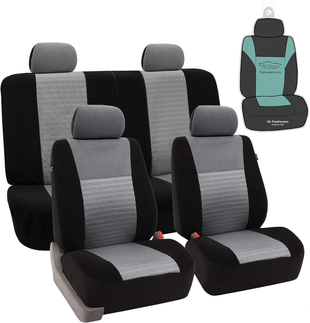 Blue/Black Full Set Car Seat Covers A4072