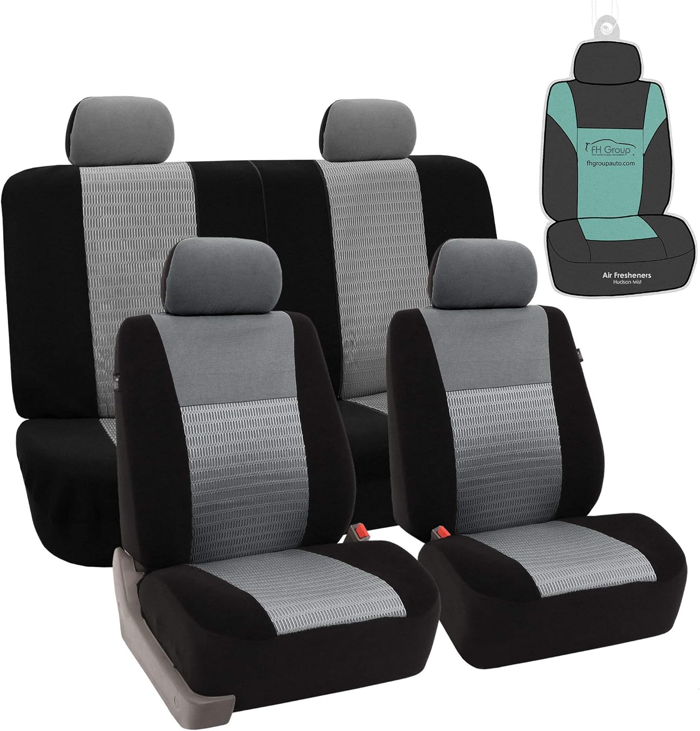 Blue/Black Full Set Car Seat Covers A4072