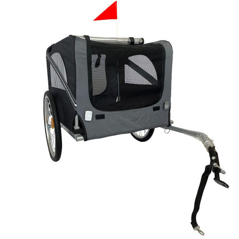 Heavy Duty Foldable Pet Stroller Dog Carrier Bicycle Trailer A494194