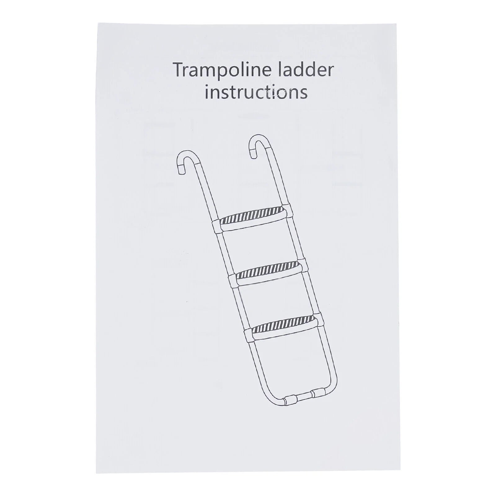 Steel Trampoline Ladder O907