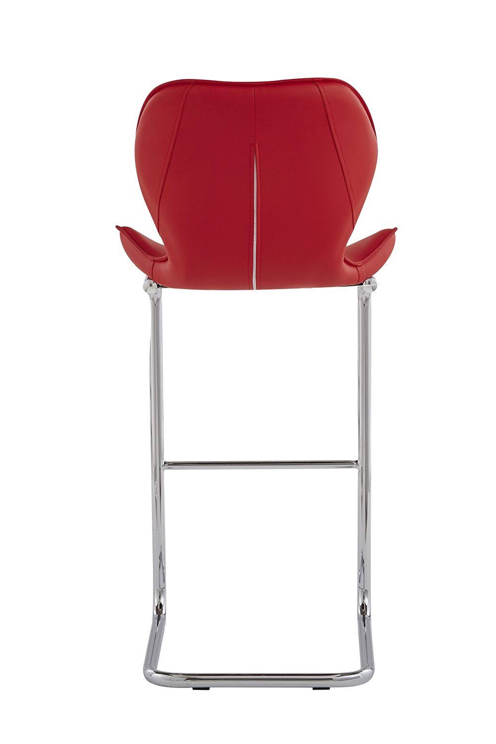 Red Barstool A882