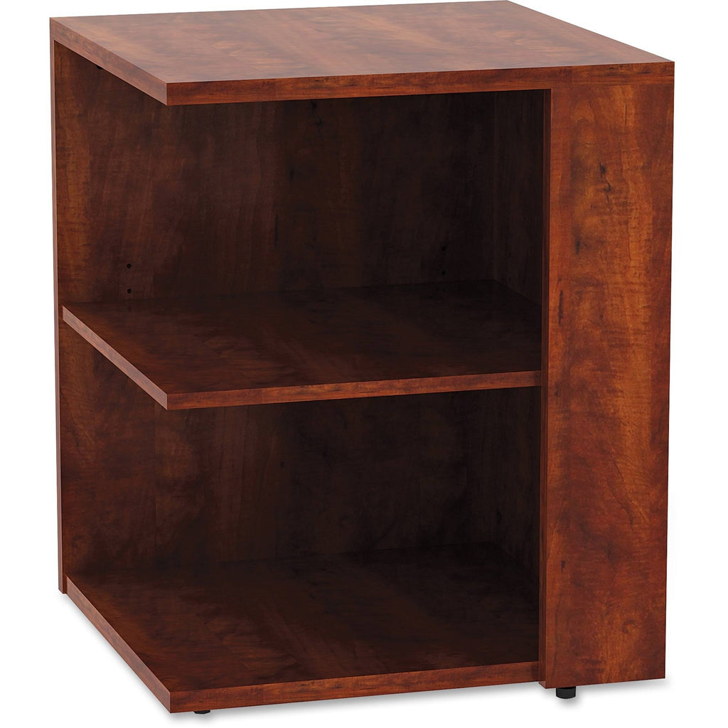 Cherry Laminate Square Bookcase B9617