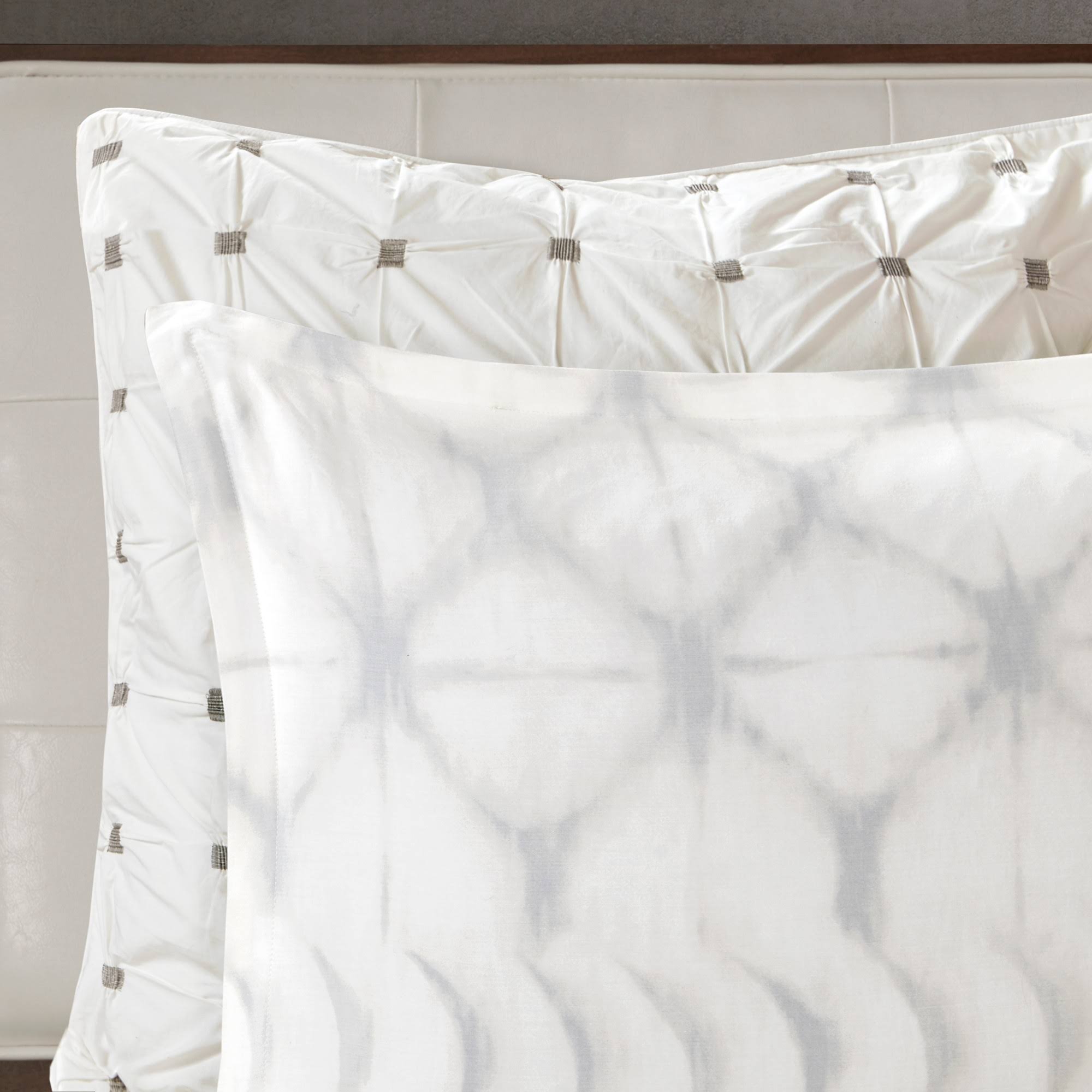 Grey King/Cal King Cotton Duvet Cover Mini Set P52141