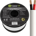 12AWG 100 Feet CL2 Rated 2 Conductor OFC Oxygen-Free Copper Speaker Wire D460