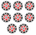 8x22 900 Watt White 2-Way Marine Boat Speakers with LED D72769