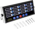 12 Channels Stainless Steel Kitchen Timer, Pack of 2 D996971