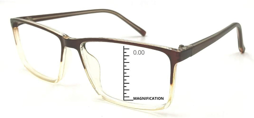 Progressive Blue Light Blocking Multifocal Readers, Anti-Reflective Resin Lens, Coffee, 3.00 x, Pack of 2 F98632