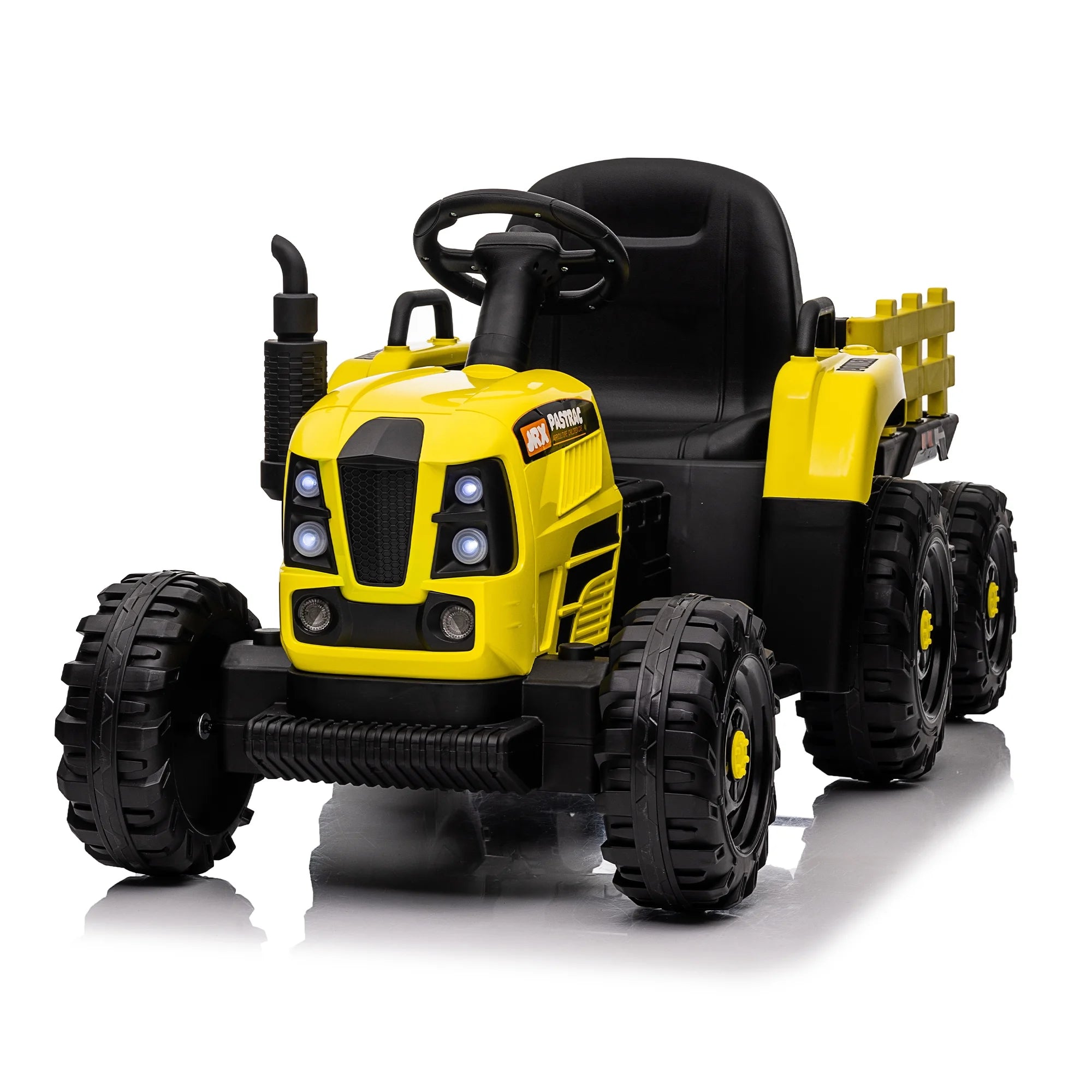 12V Ride-On Tractor with Trailer with Remote Control C17606