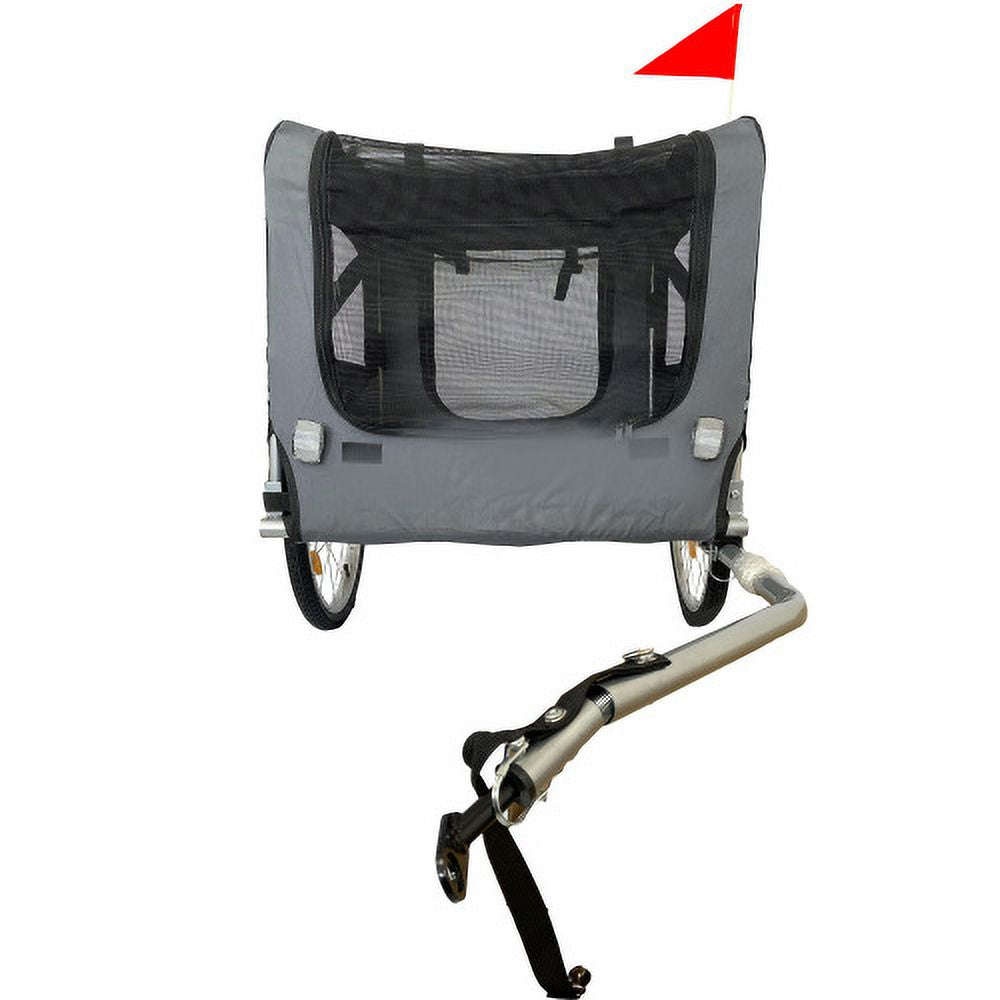 Heavy Duty Foldable Pet Stroller Dog Carrier Bicycle Trailer A494194