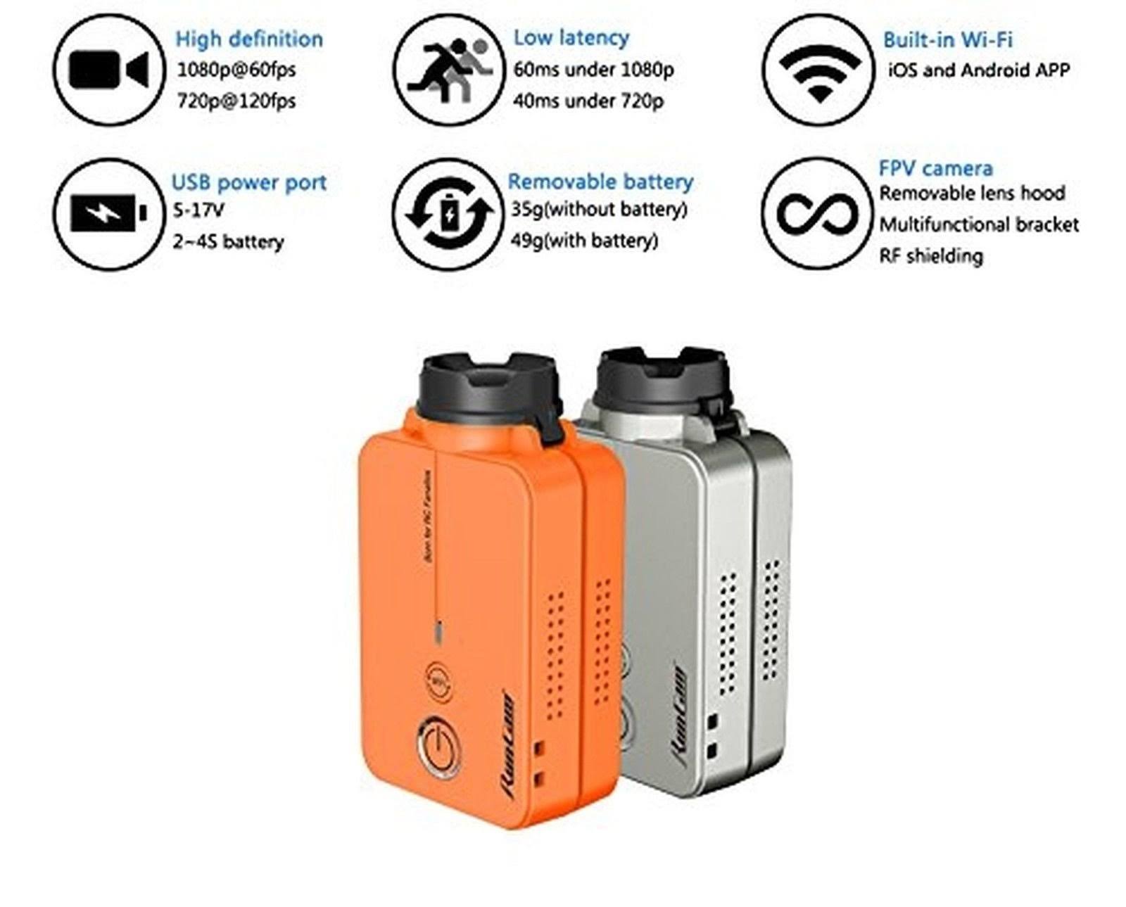 Orange 4.0 MP Action Camera L45195