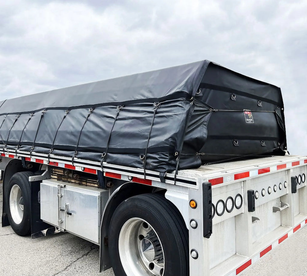 2 Pack 14oz Steel Tarp 16' x 27' with Flap Q7396