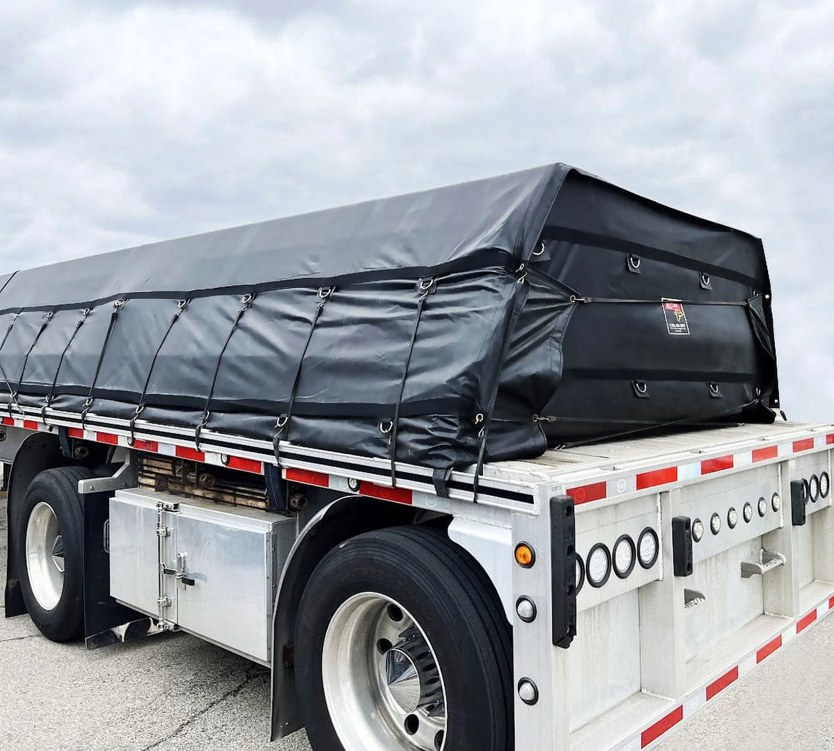 2 Pack 14oz Steel Tarp 16' x 27' with Flap Q7396