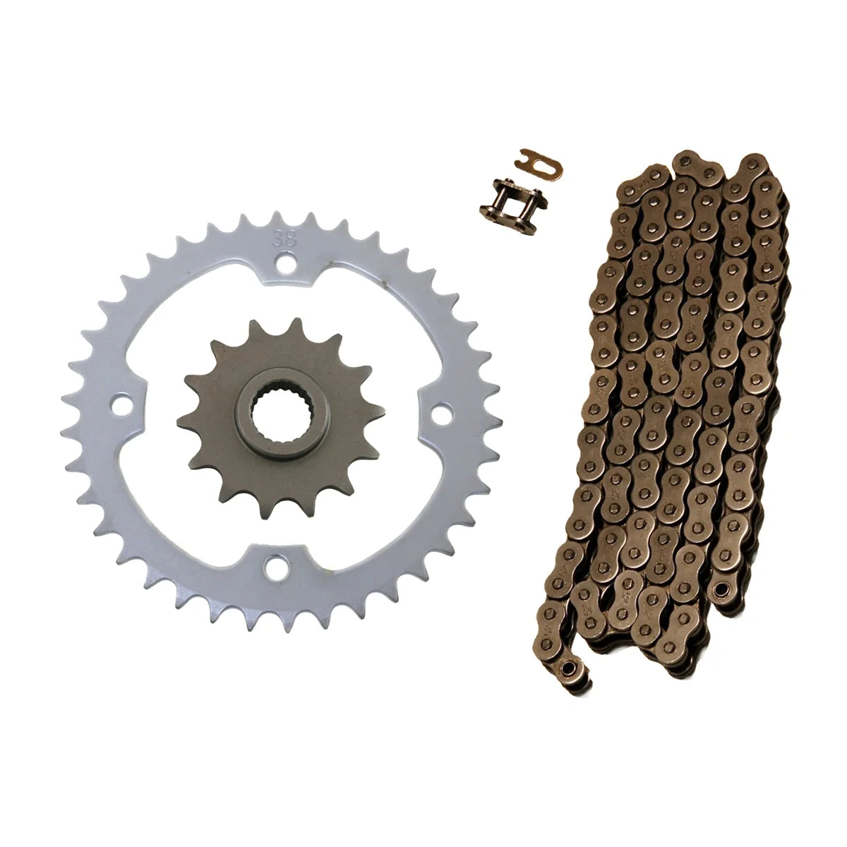 Natural 520x92 Drive Chain 14/38 Sprockets N79223
