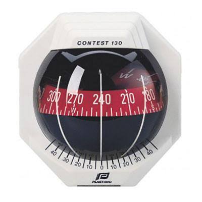 White / Red Compass with Bracket Q857