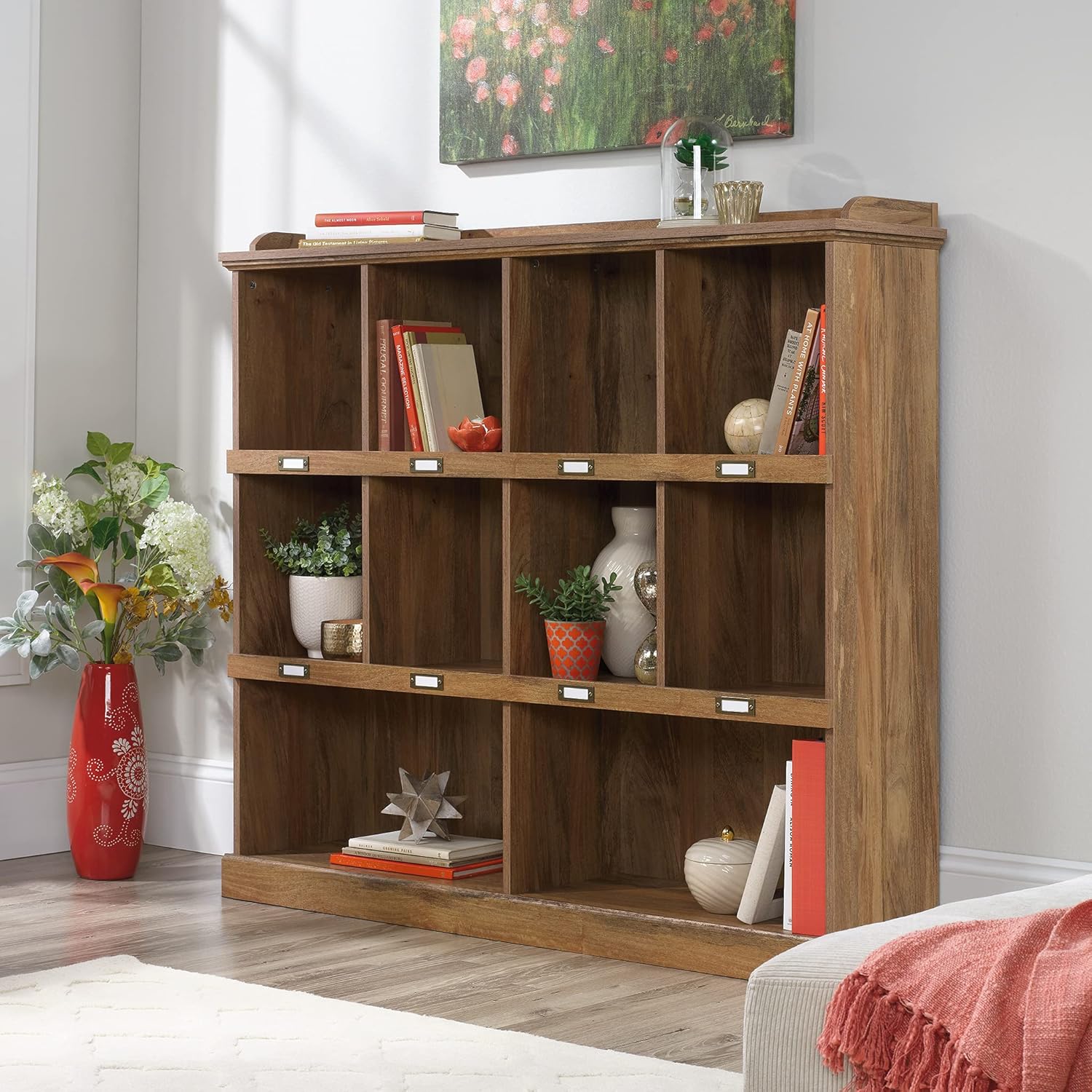 Sindoori Mango Finish Bookcase L337