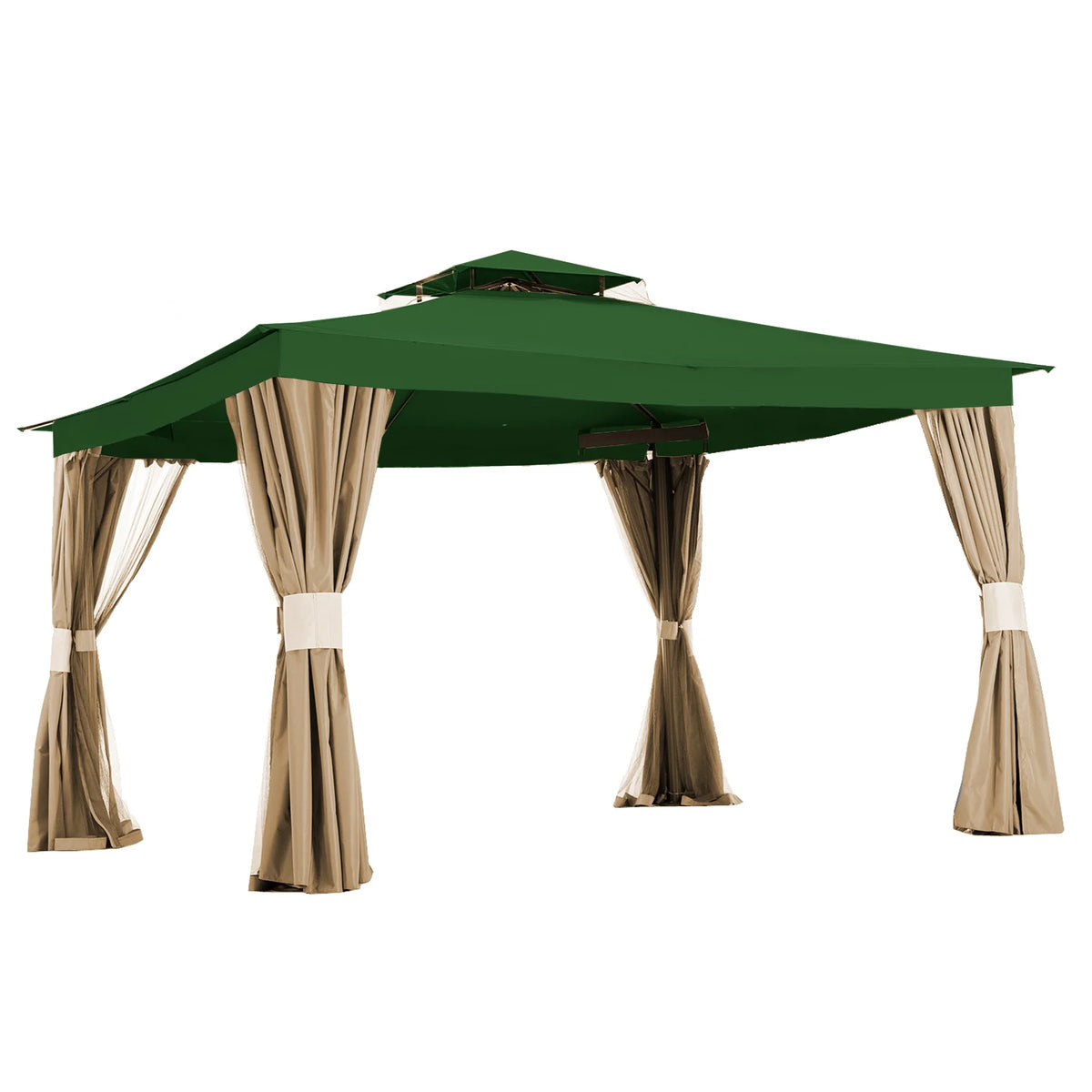 Green 10 x 12 Replacement Canopy Top Cover for Gazebo U5147