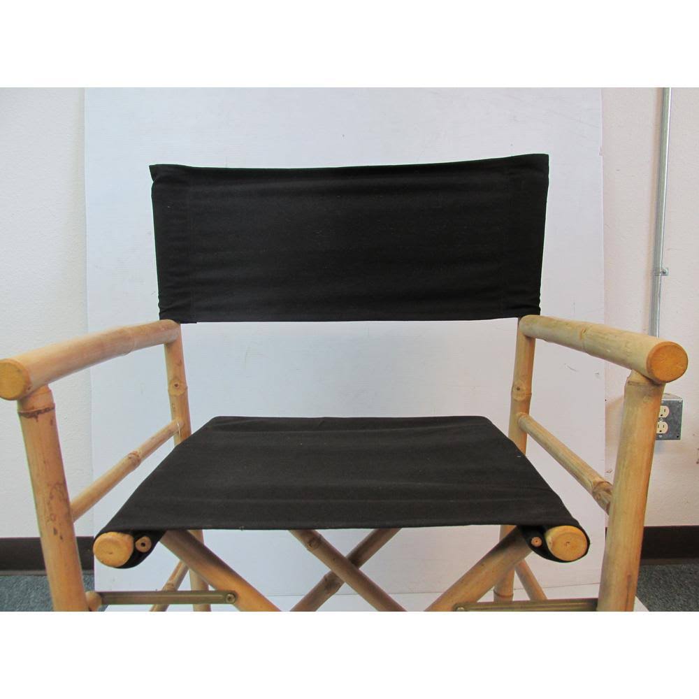 Black Bamboo Director Chairs (Set of 2) A148