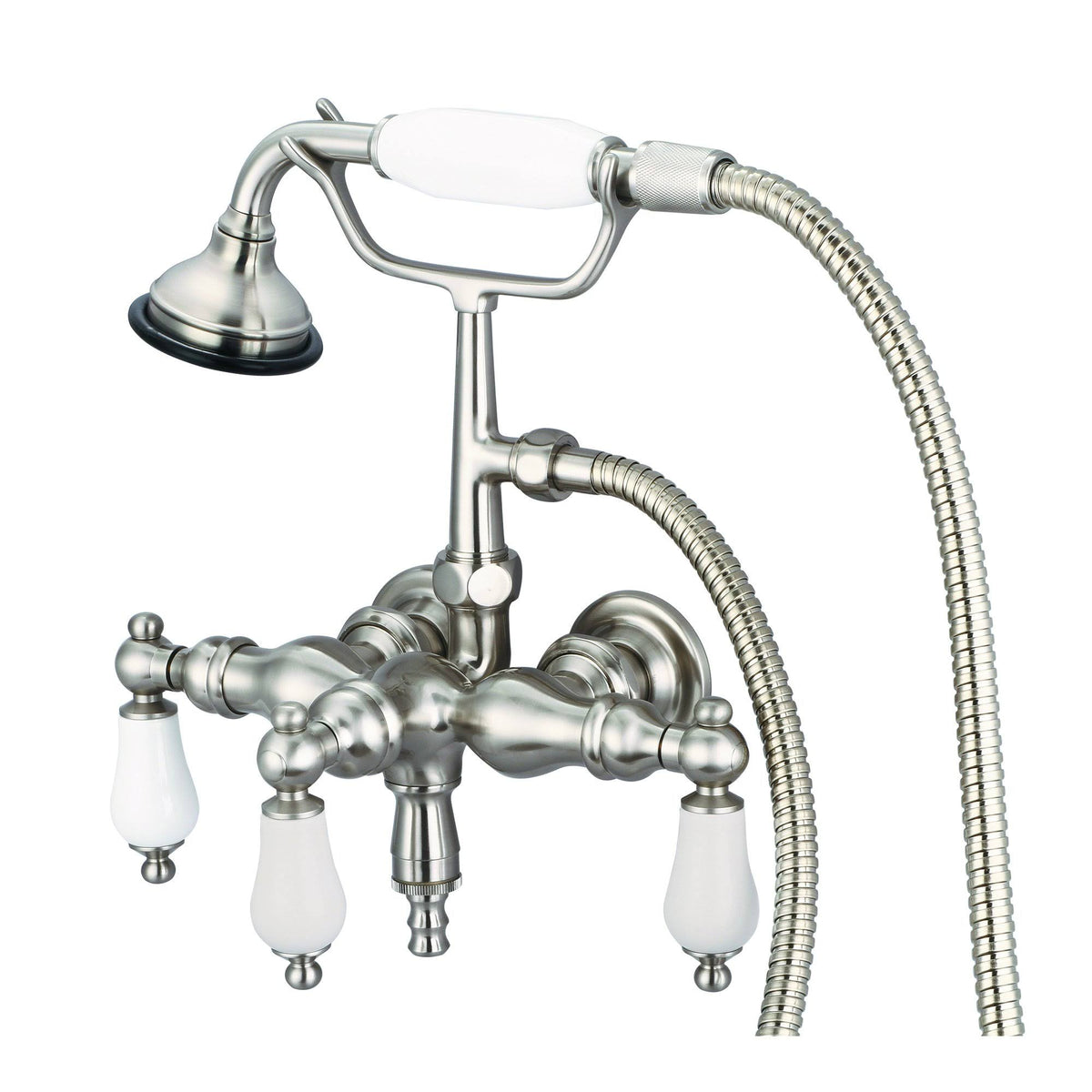 Vintage Classic Wall Mount Tub Faucet with Down Spout X40905