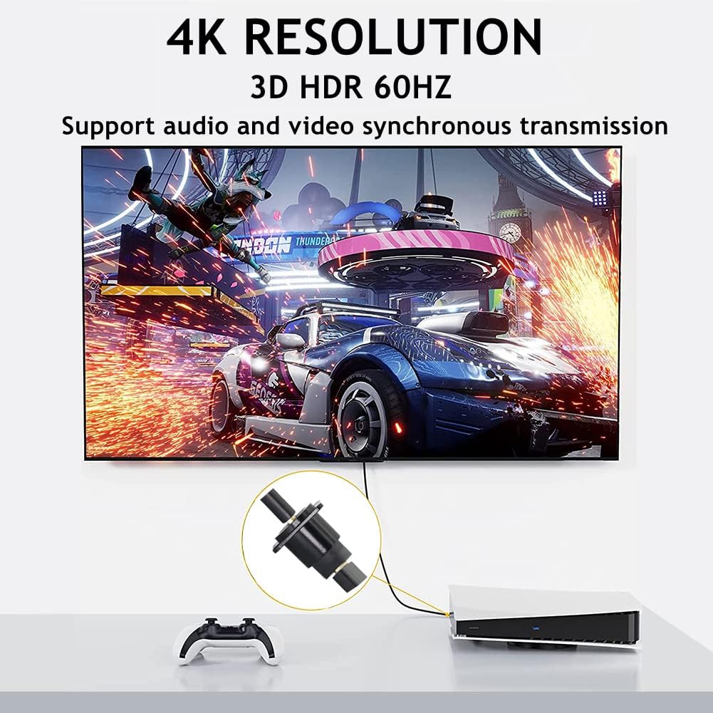 HDMI Panel Mount Coupler, Female to Female 4K Adapter, Bulkhead Extension with Cap, Pack of 2 K945936