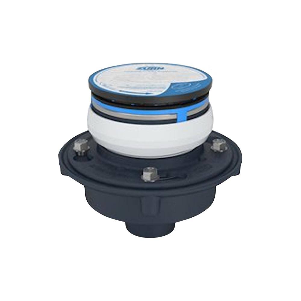 EZ1 ABS Drain with Square Nickel Bronze Strainer and Solvent Weld Outlet L143830
