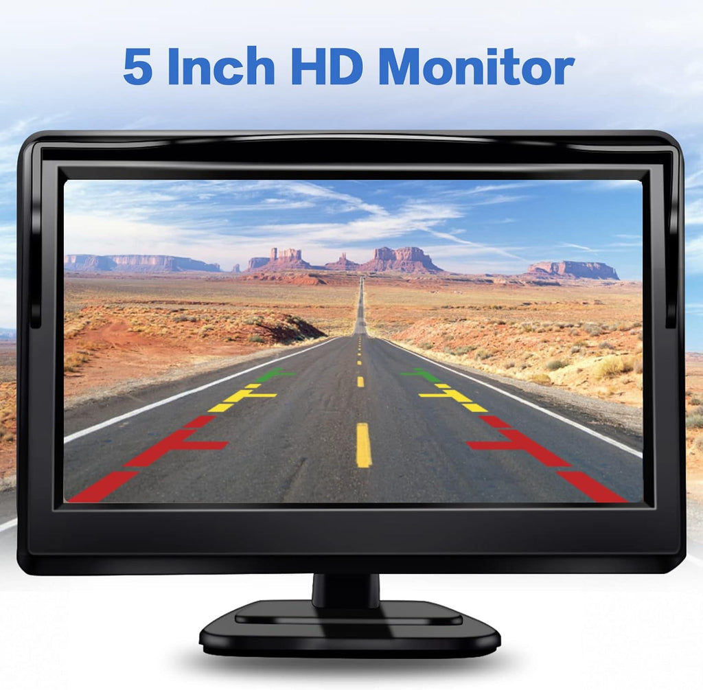 5 Inch Monitor HD 1080P IP69 Waterproof Backup Camera Kit Pack of 2 N831111
