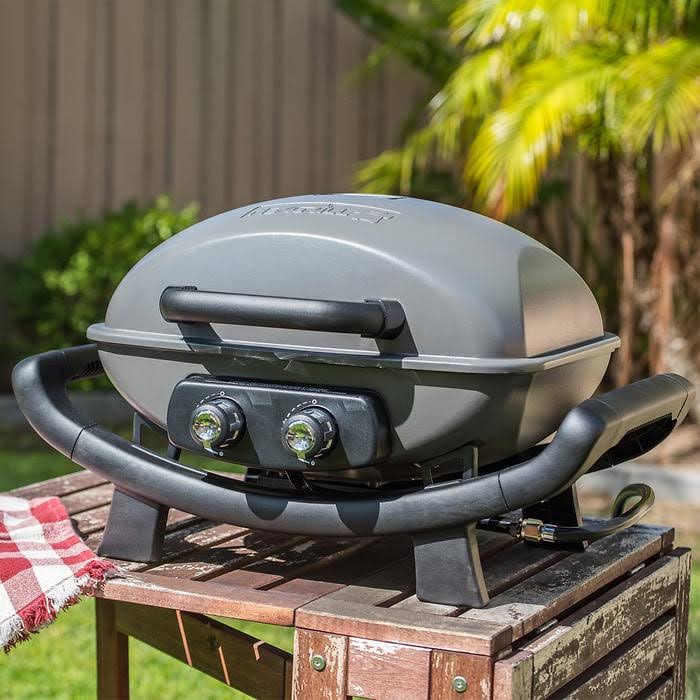2 Burner Cast Aluminum Table Top Gas Grill G17869