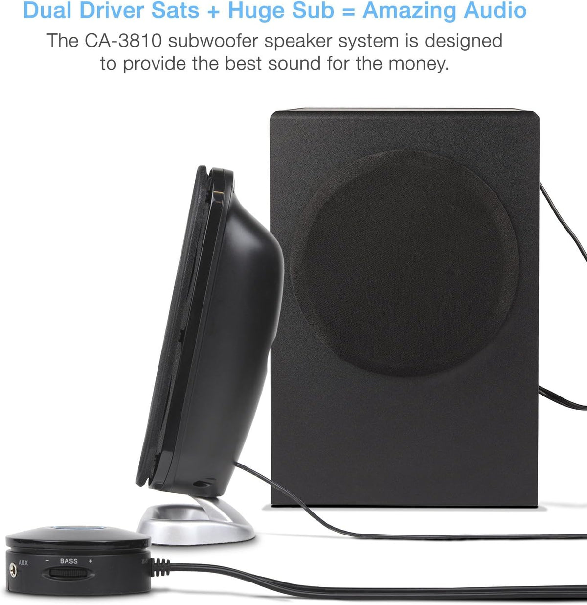 2.1 Subwoofer Speaker System with 80W of Power O918119