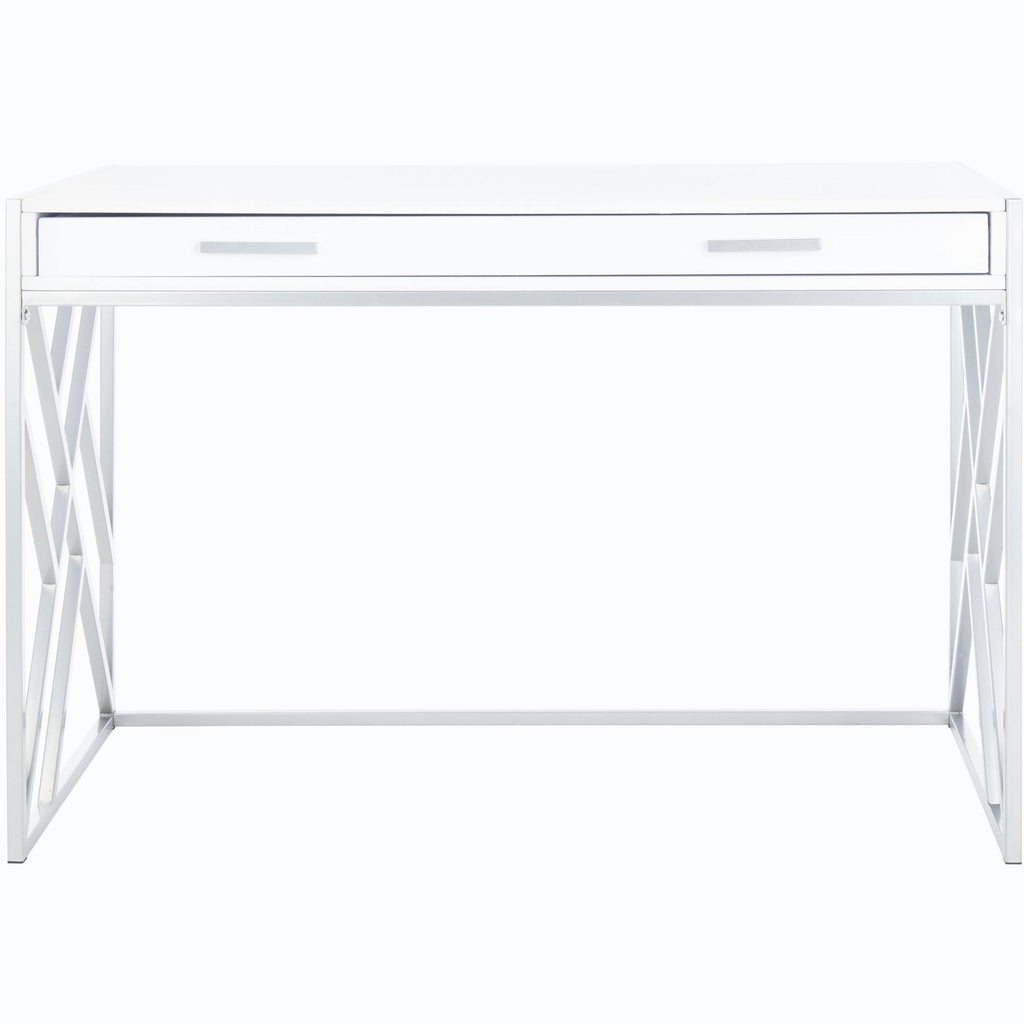 White 1 Drawer Desk P488682