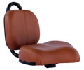Brown Bicycle Seat with Backrest Beach Cruiser Bike Seat Y219766