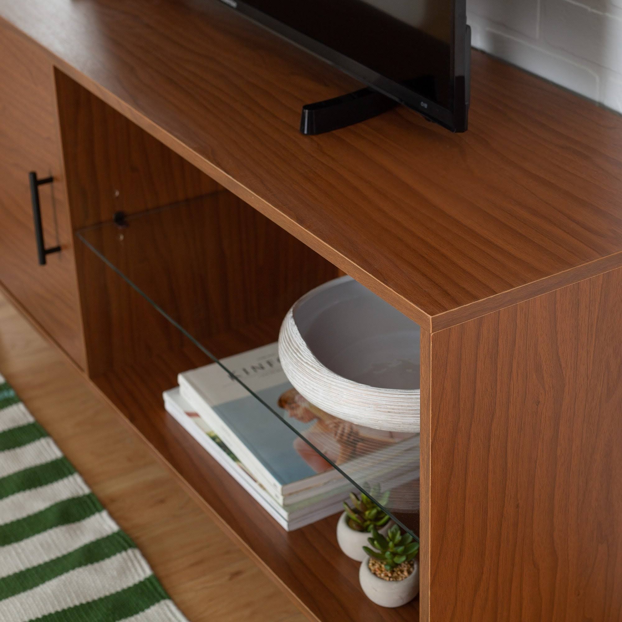 Mid-Century TV Console in English Oak P5526