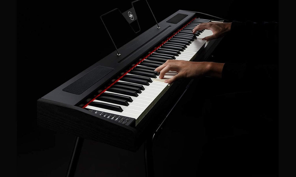 88-Key Semi-Weighted Digital Piano Keyboard with Sustain Pedal and Carry Bag X958