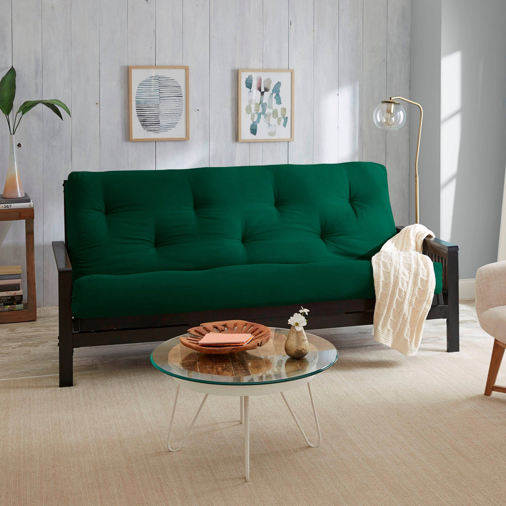 Hunter Green Queen-size 10-Inch Futon Mattress Y4961