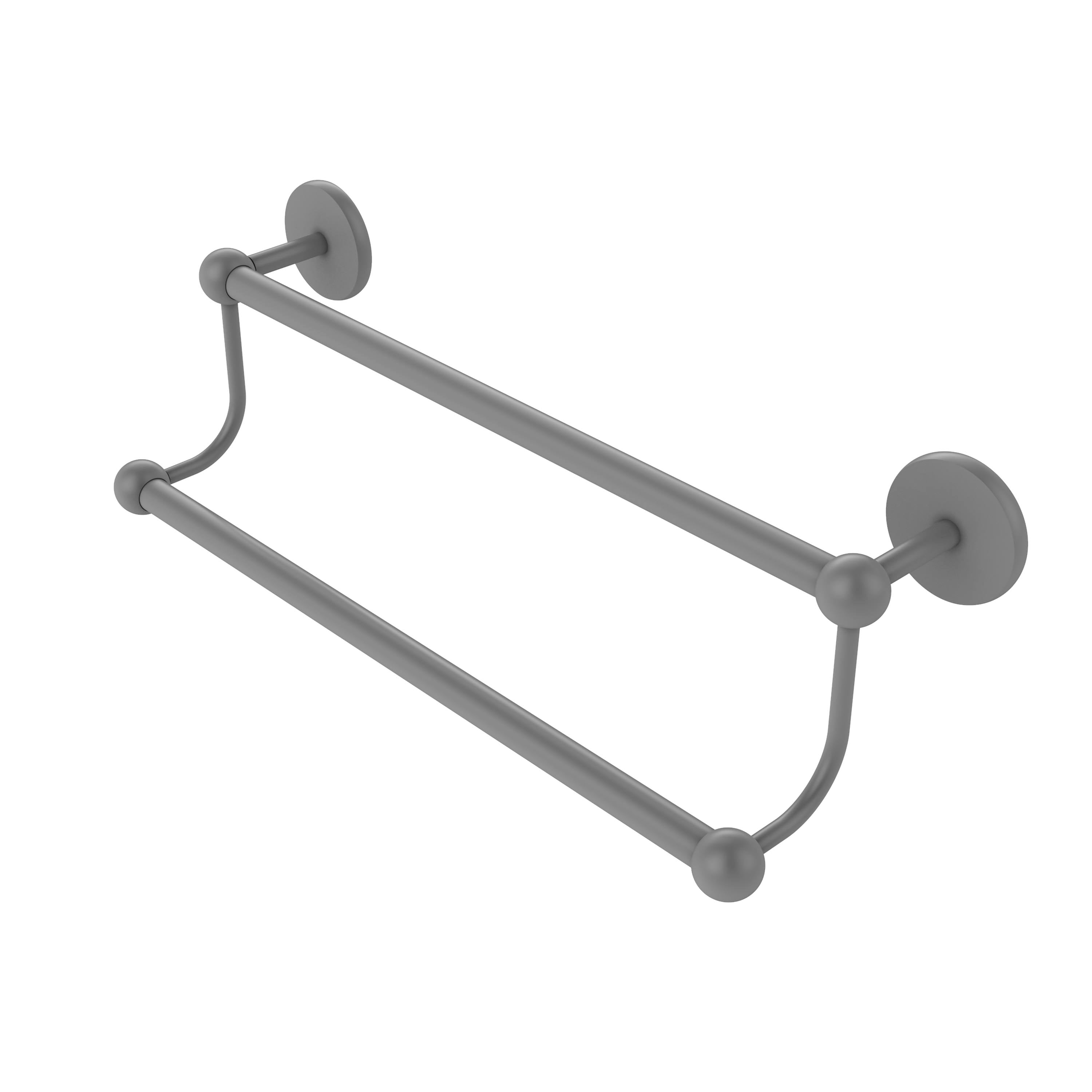 Matte Gray 24 inch Double Towel Bar U28746