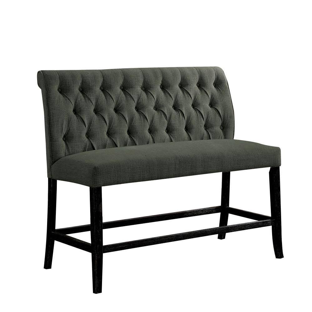 Gray Counter Height Bench N293