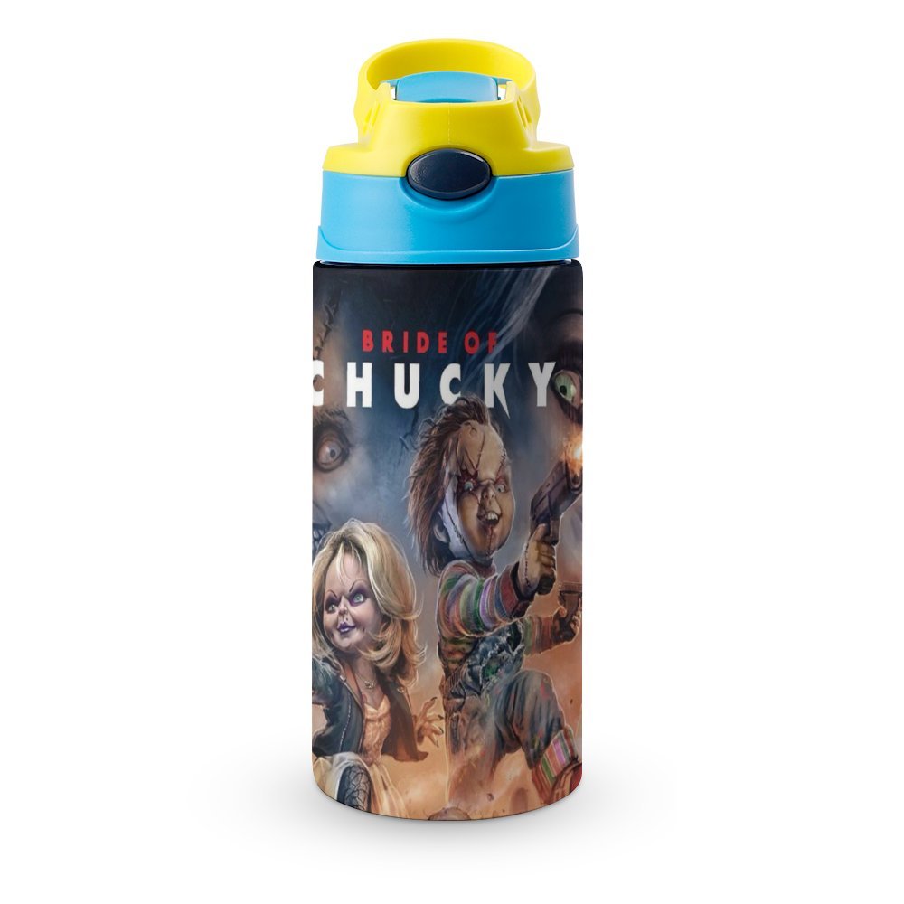 Insulated Stainless Steel Water Bottle With Straw I7053