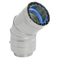 45 Degree Double Wall Elbow for 8 inch Vent Pipe Q7246