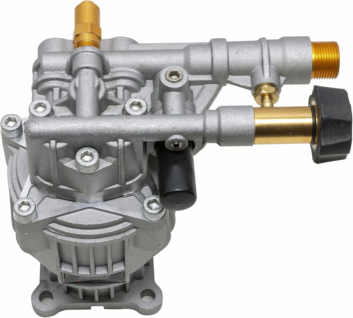 Horizontal Axial Cam Replacement Pressure Washer Pump Kit, 3300 PSI, 2.4 GPM, 3/4 Shaft, Silver T64838