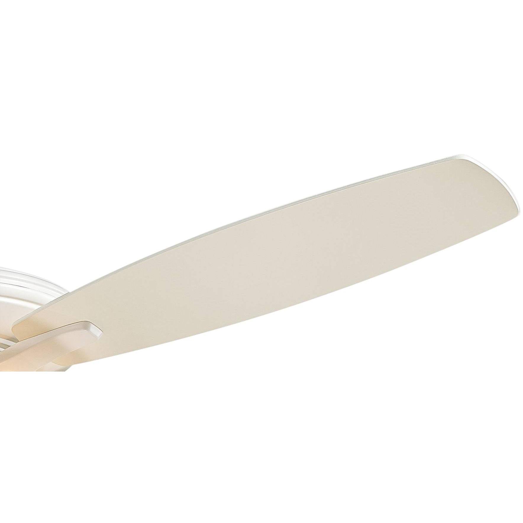 Bone White LED Ceiling Fan V19618