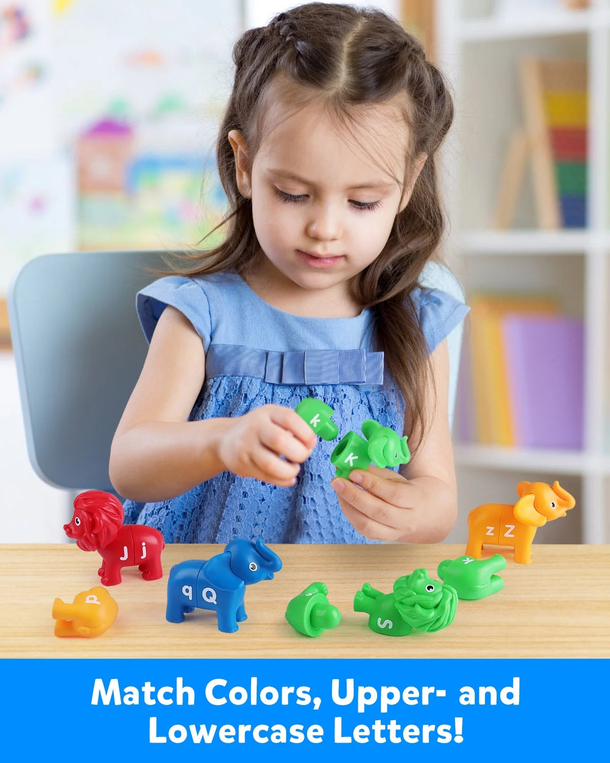 ABC Letters Matching Game, 26PCS Alphabet Educational Montessori Learning Toys T83671