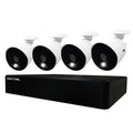 12 Channel 4K Wired DVR with 4 Wired Light Cameras and 1TB HDD E699