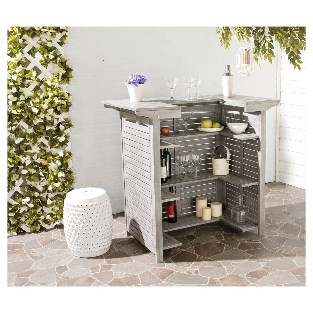 Grey Wash Bar Table H339